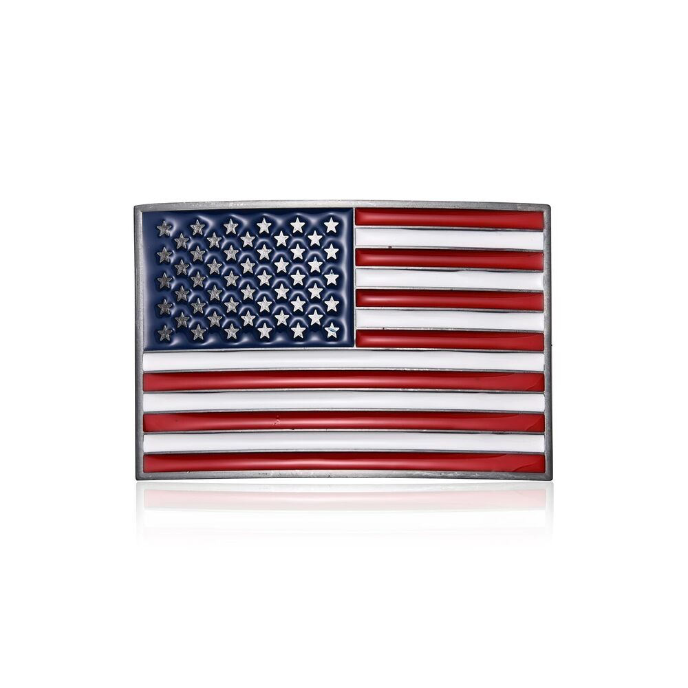 1075 Western Belt Buckle , American Flag Belt Buckle, Jeans Accessories